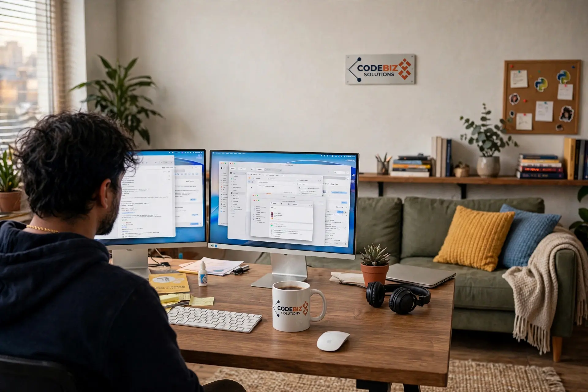 Ramandeep Singh's CodeBiz Solutions office